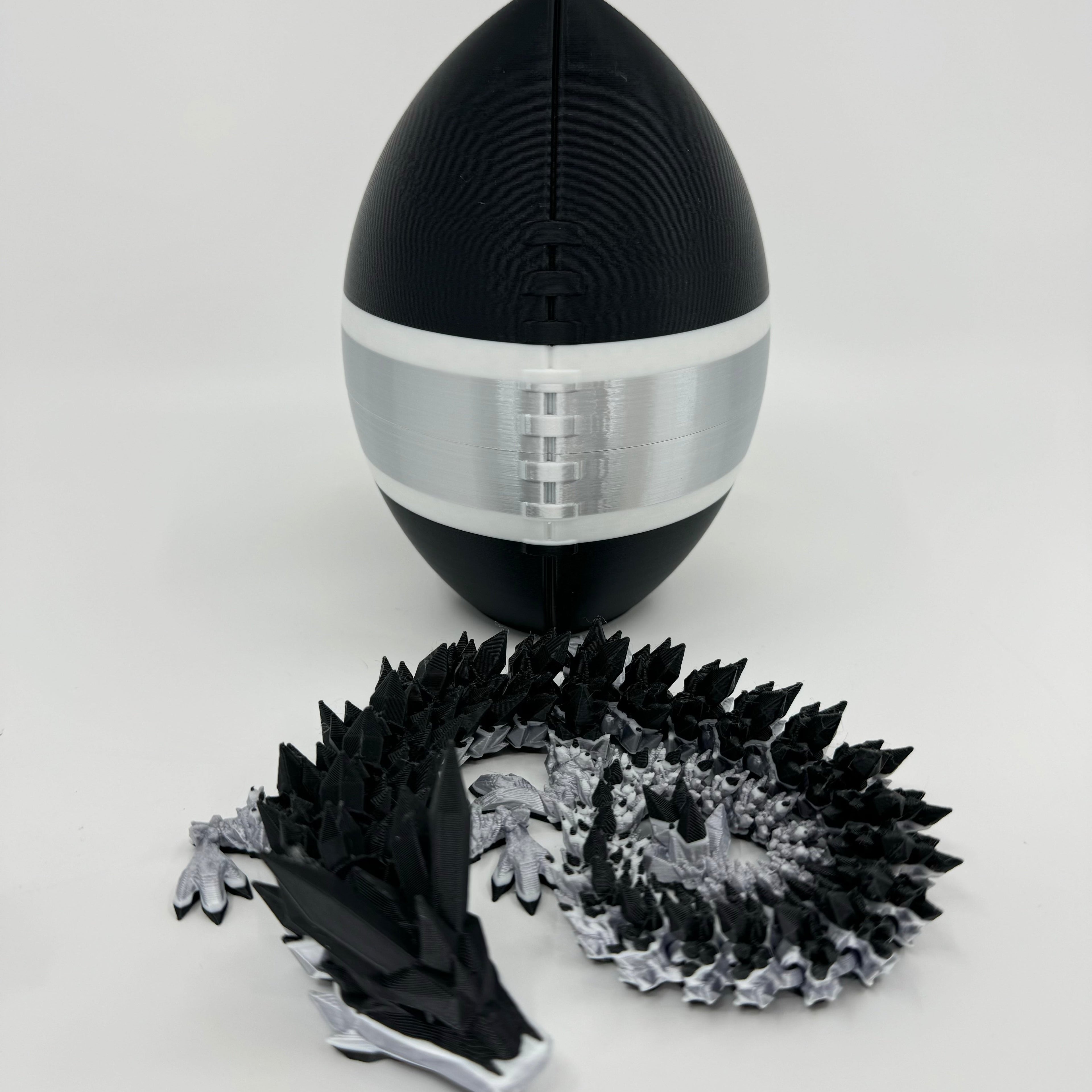 Football City-Inspired 3D Printed Dragon & Football Egg