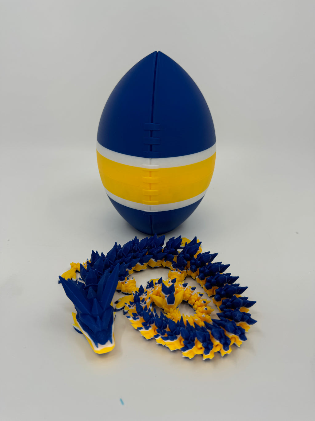 Football City-Inspired 3D Printed Dragon & Football Egg