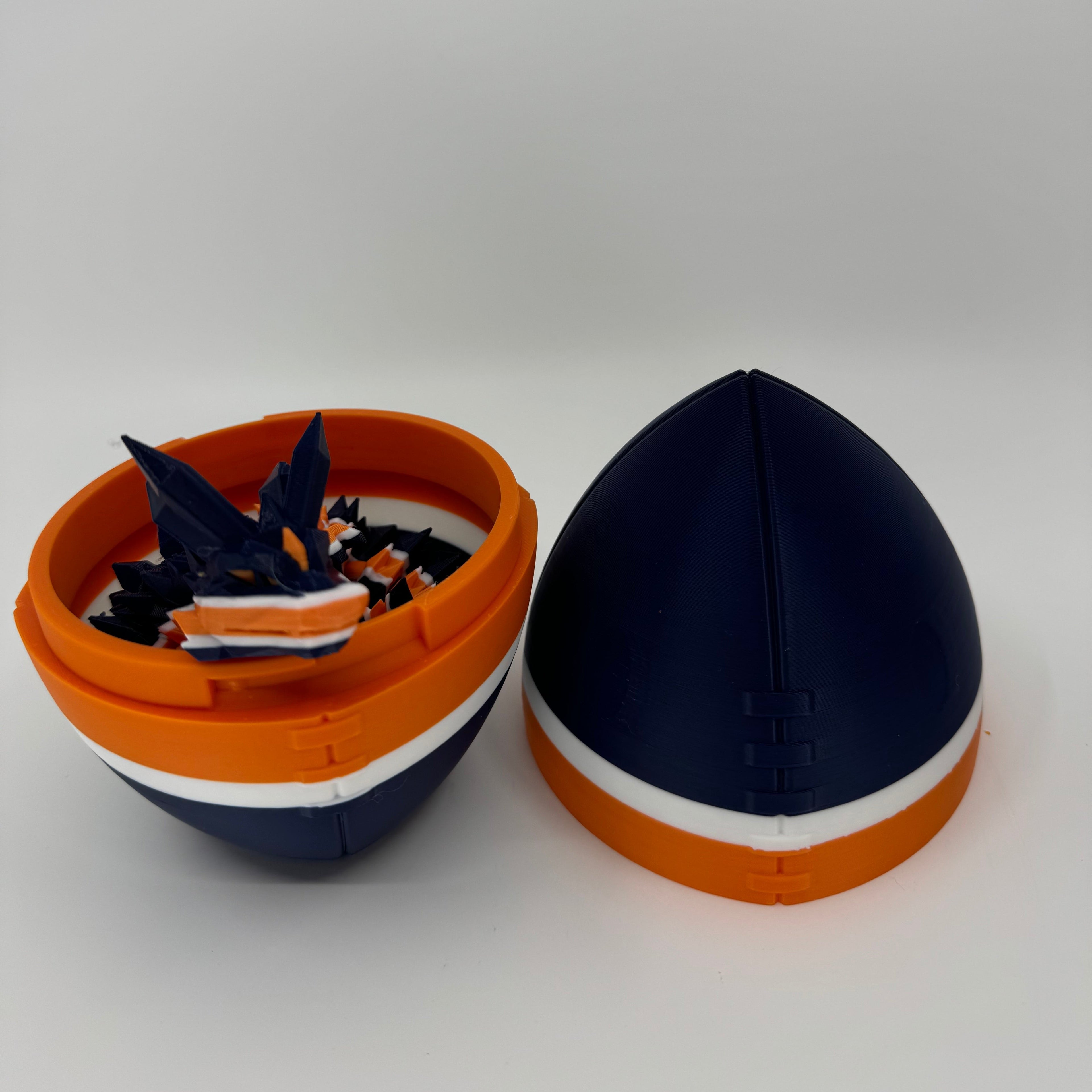 Football City-Inspired 3D Printed Dragon & Football Egg