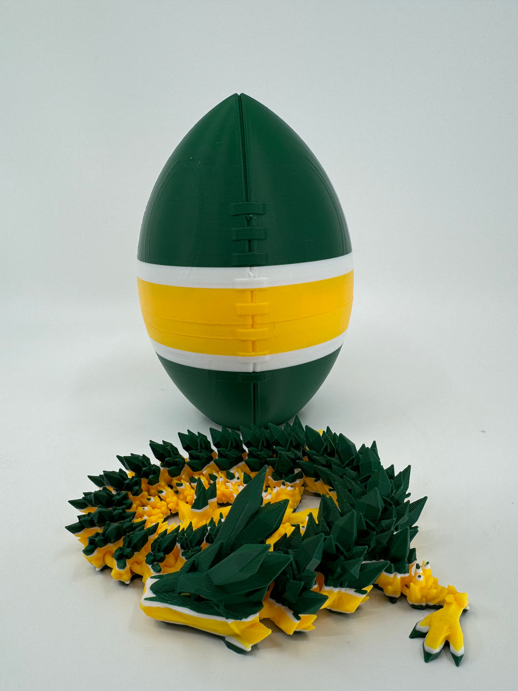 Football City-Inspired 3D Printed Dragon & Football Egg