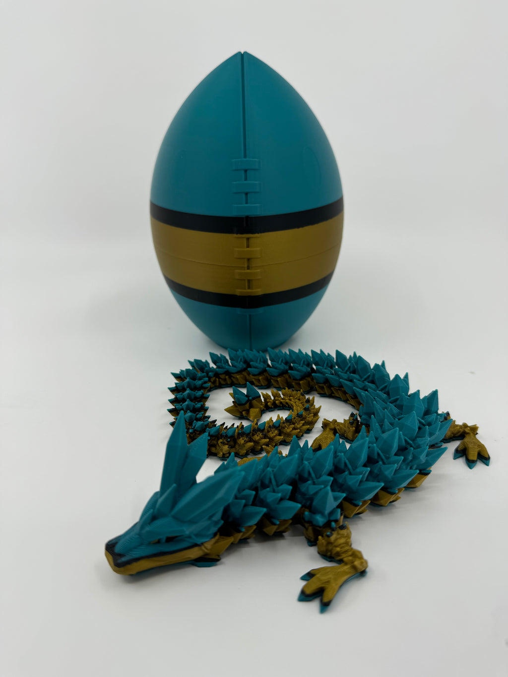 Football City-Inspired 3D Printed Dragon & Football Egg