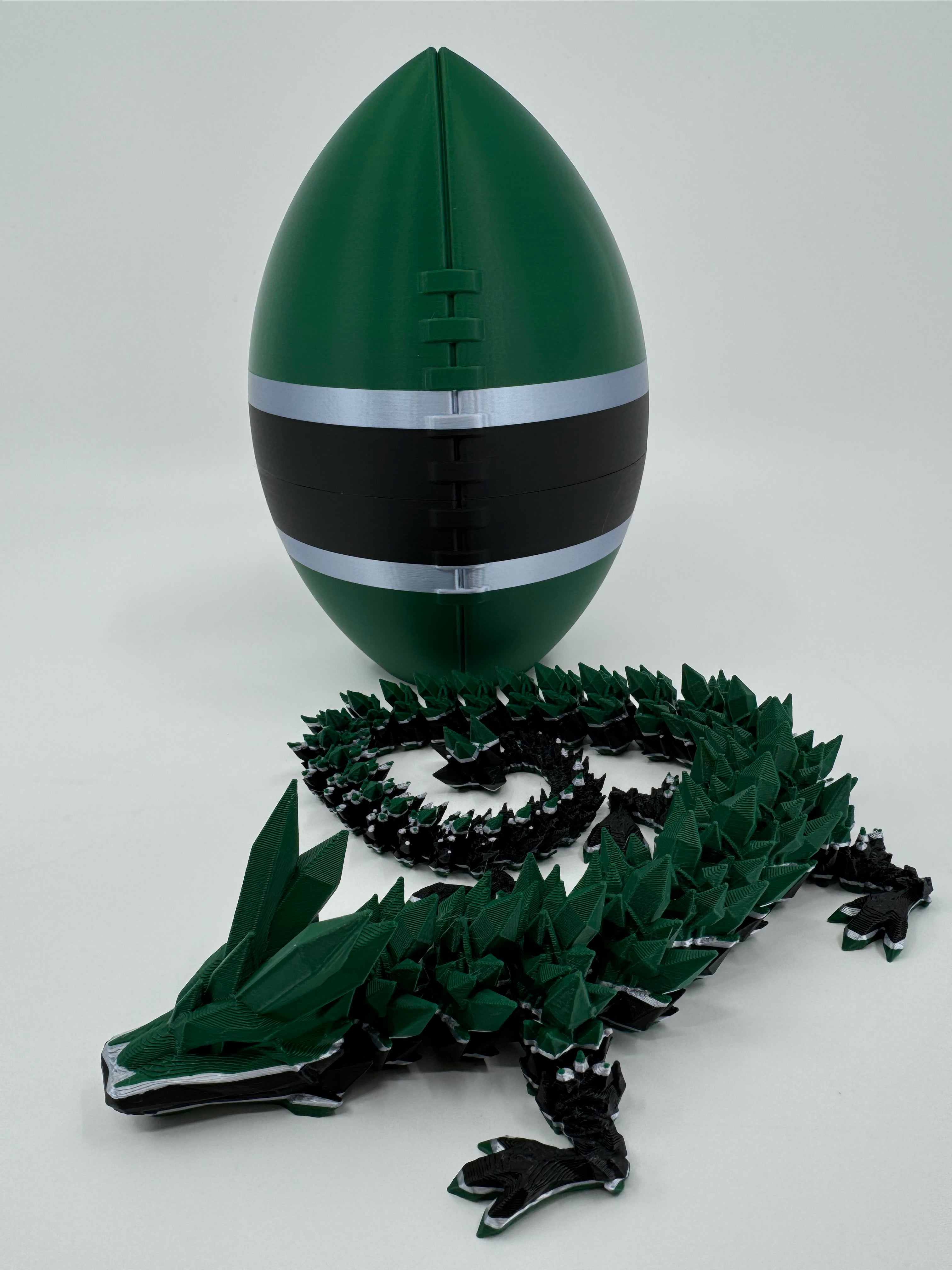 Football City-Inspired 3D Printed Dragon & Football Egg