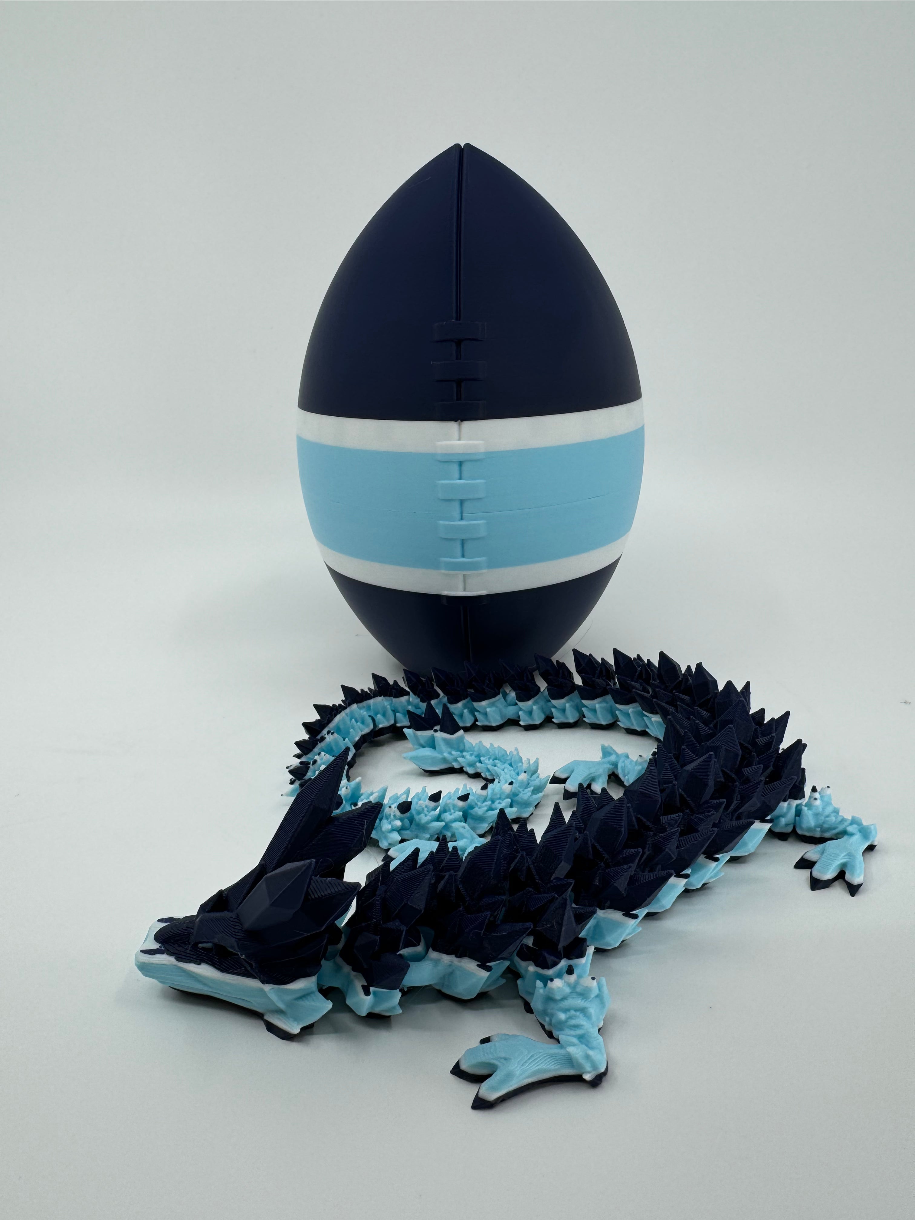 Football City-Inspired 3D Printed Dragon & Football Egg