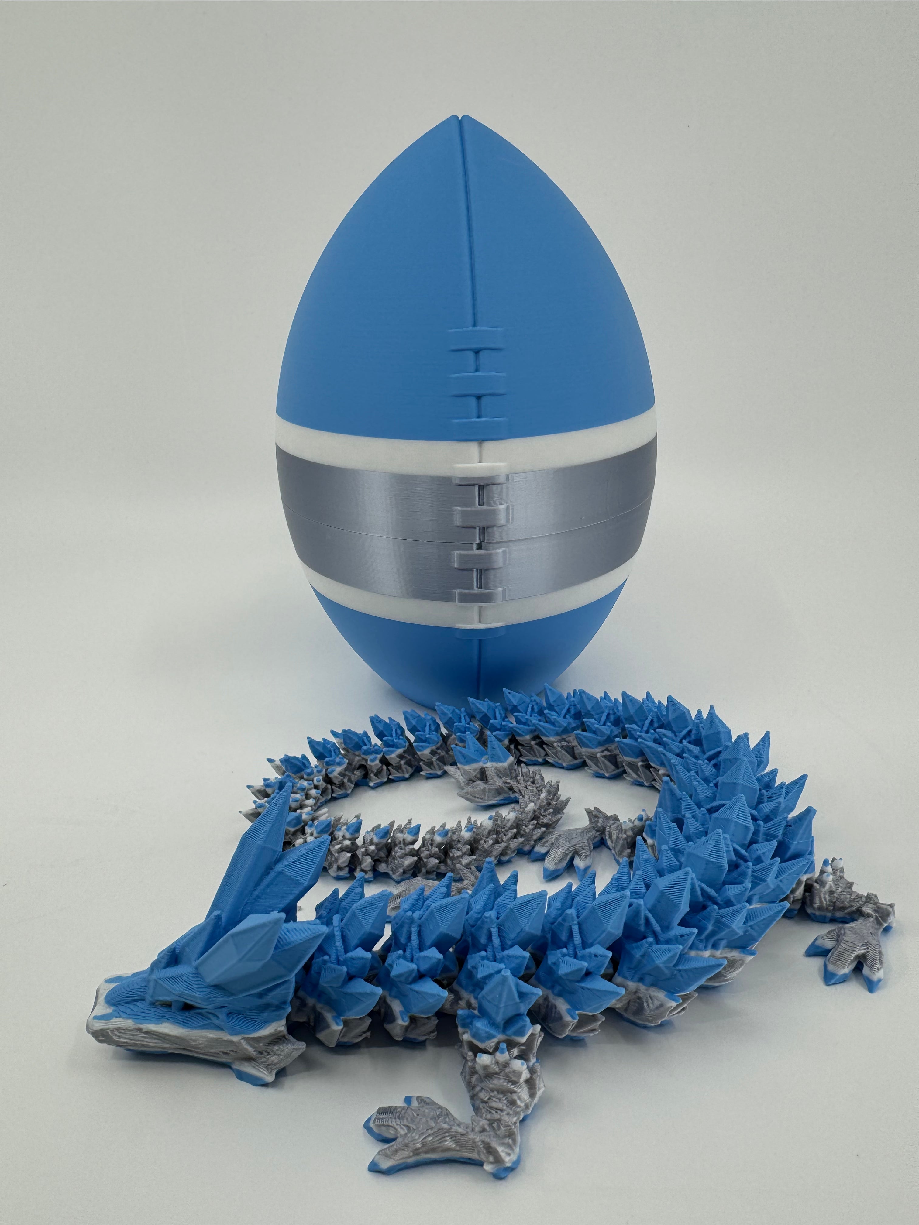Football City-Inspired 3D Printed Dragon & Football Egg