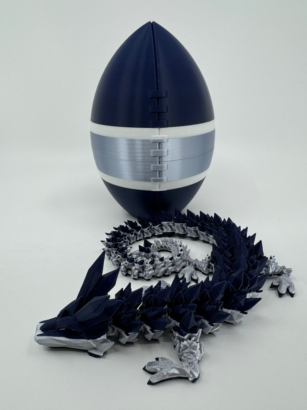 Football City-Inspired 3D Printed Dragon & Football Egg