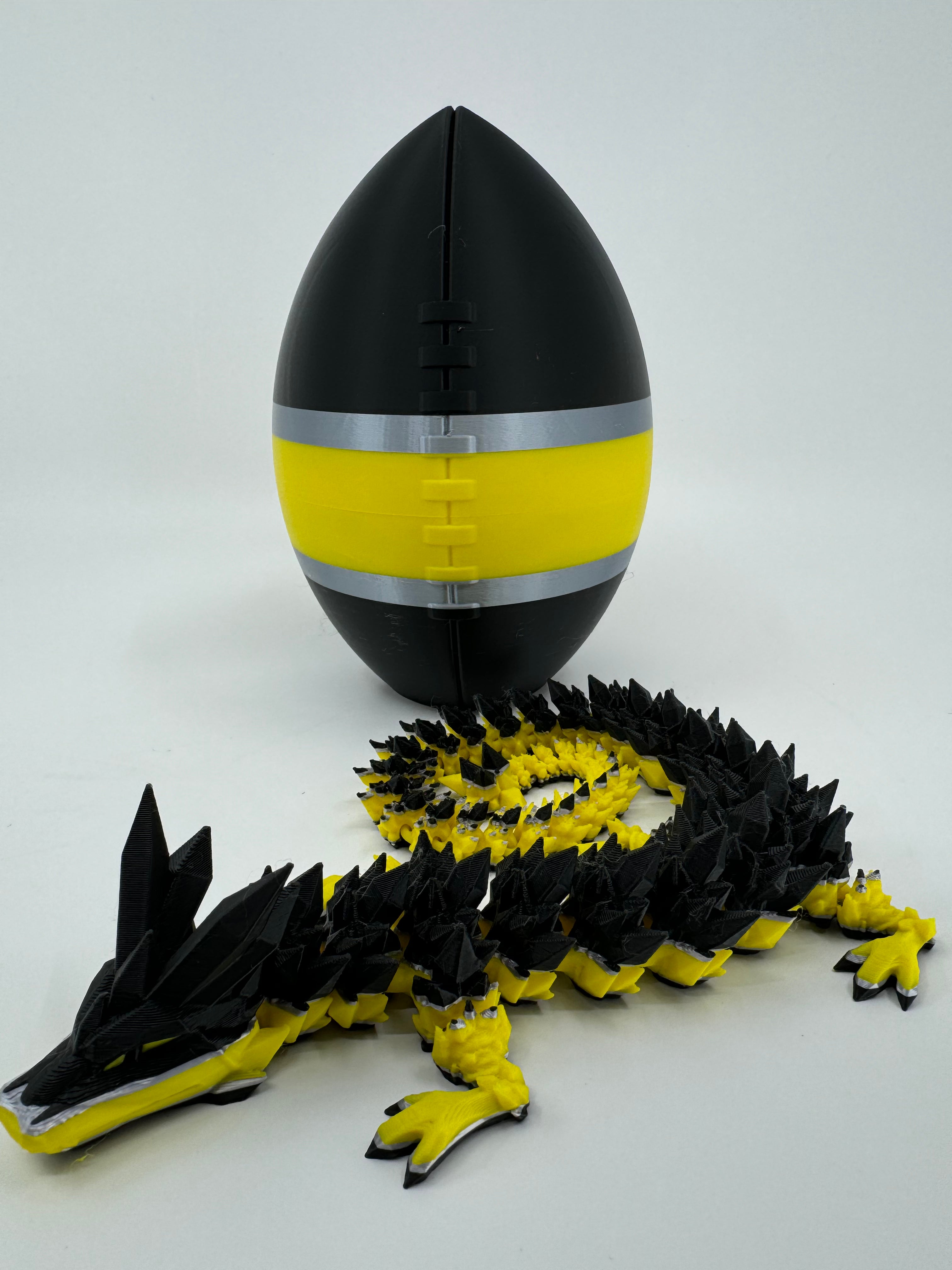 Football City-Inspired 3D Printed Dragon & Football Egg