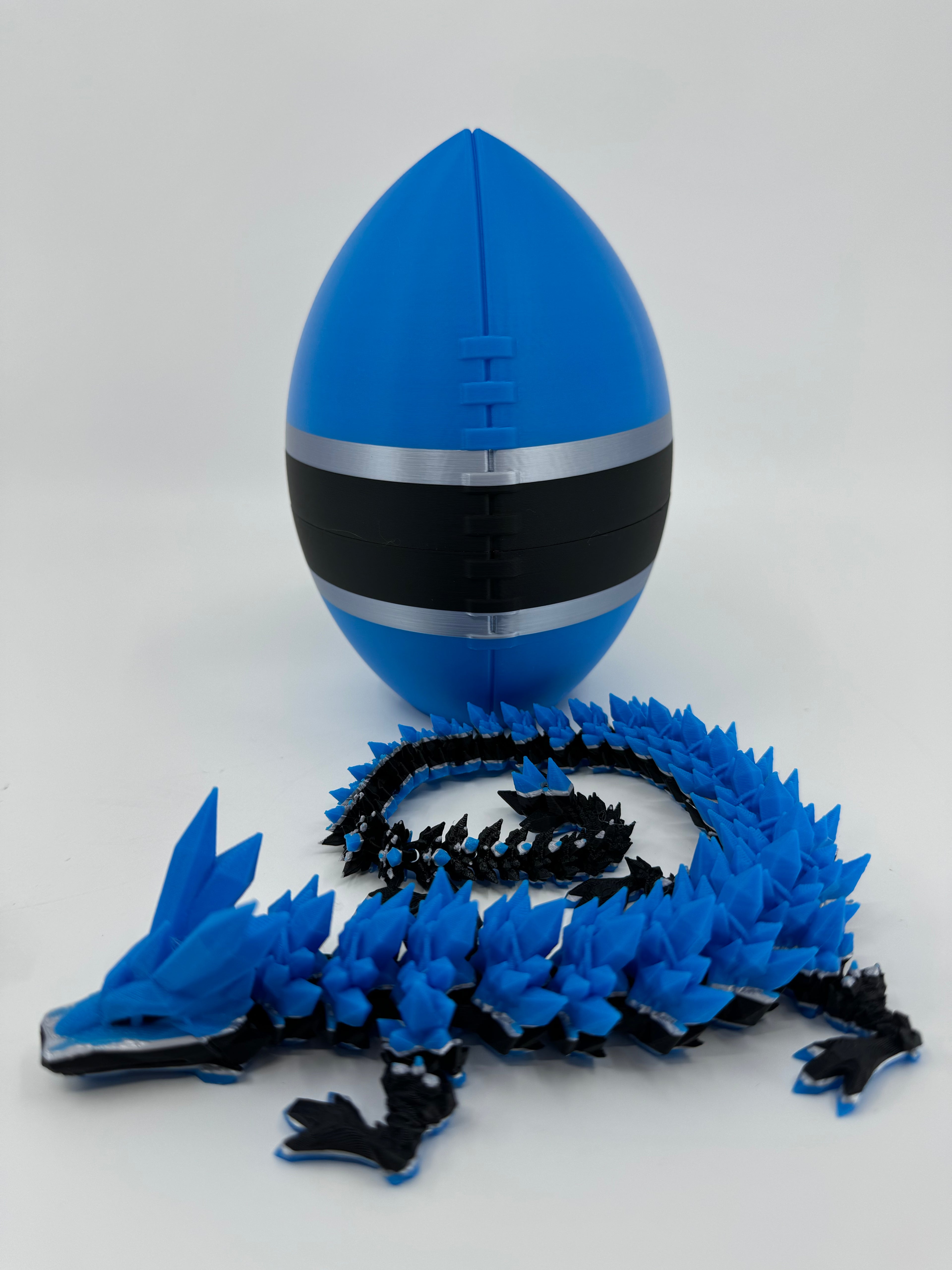 Football City-Inspired 3D Printed Dragon & Football Egg