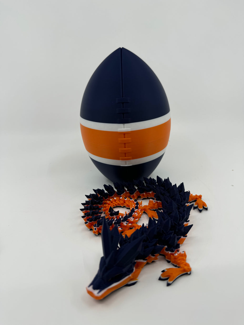 Football City-Inspired 3D Printed Dragon & Football Egg