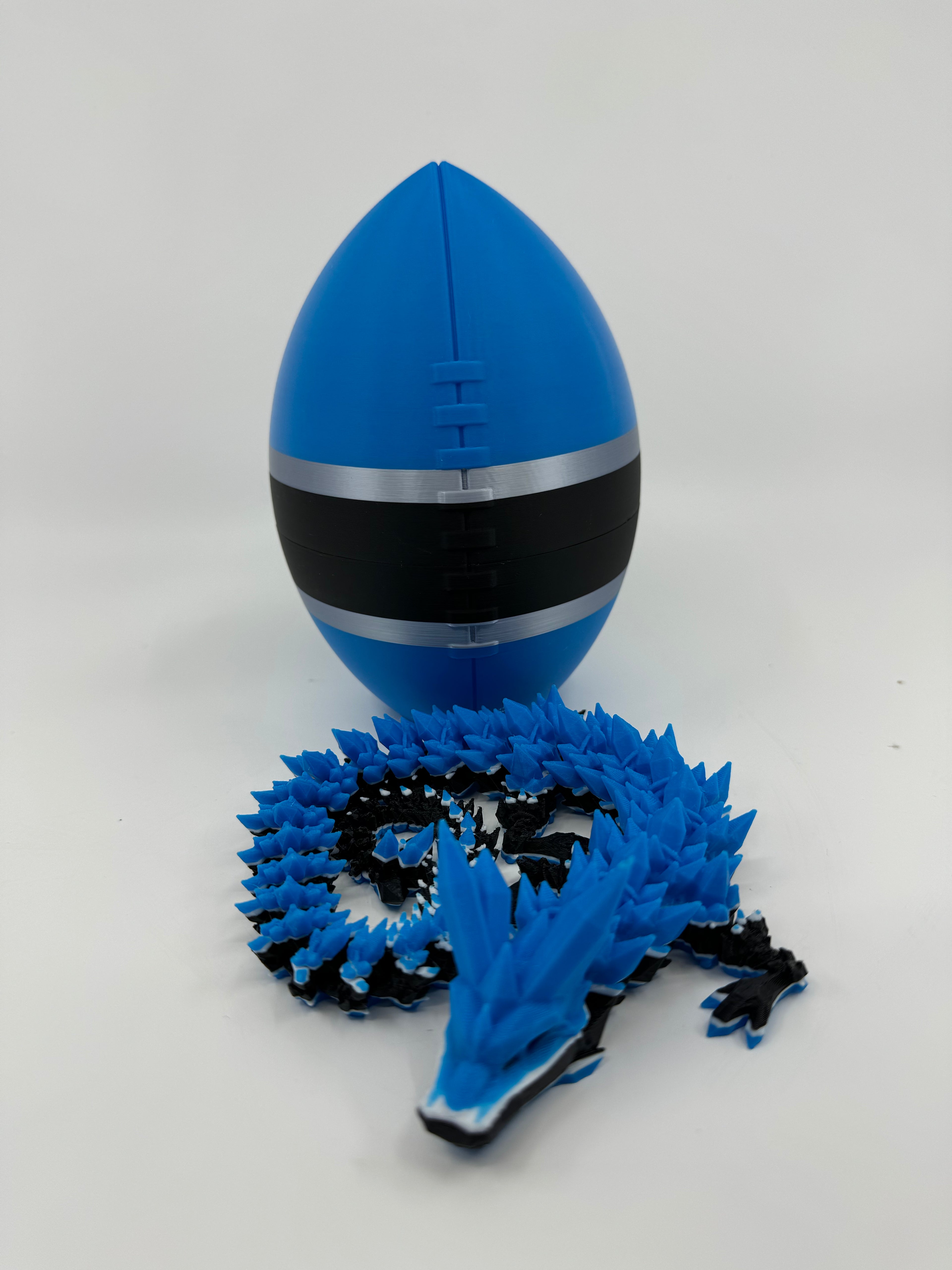 Football City-Inspired 3D Printed Dragon & Football Egg