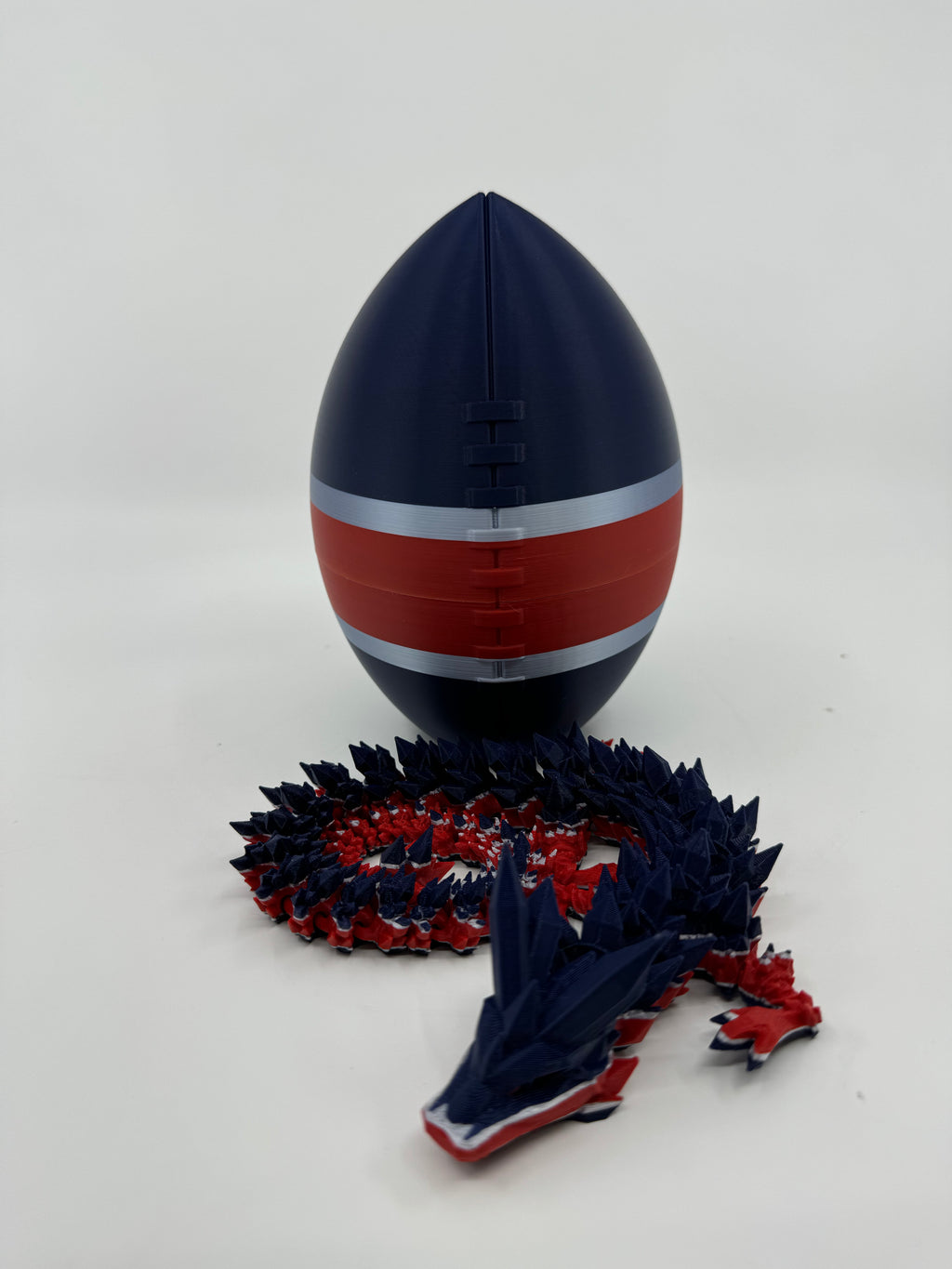 Football City-Inspired 3D Printed Dragon & Football Egg