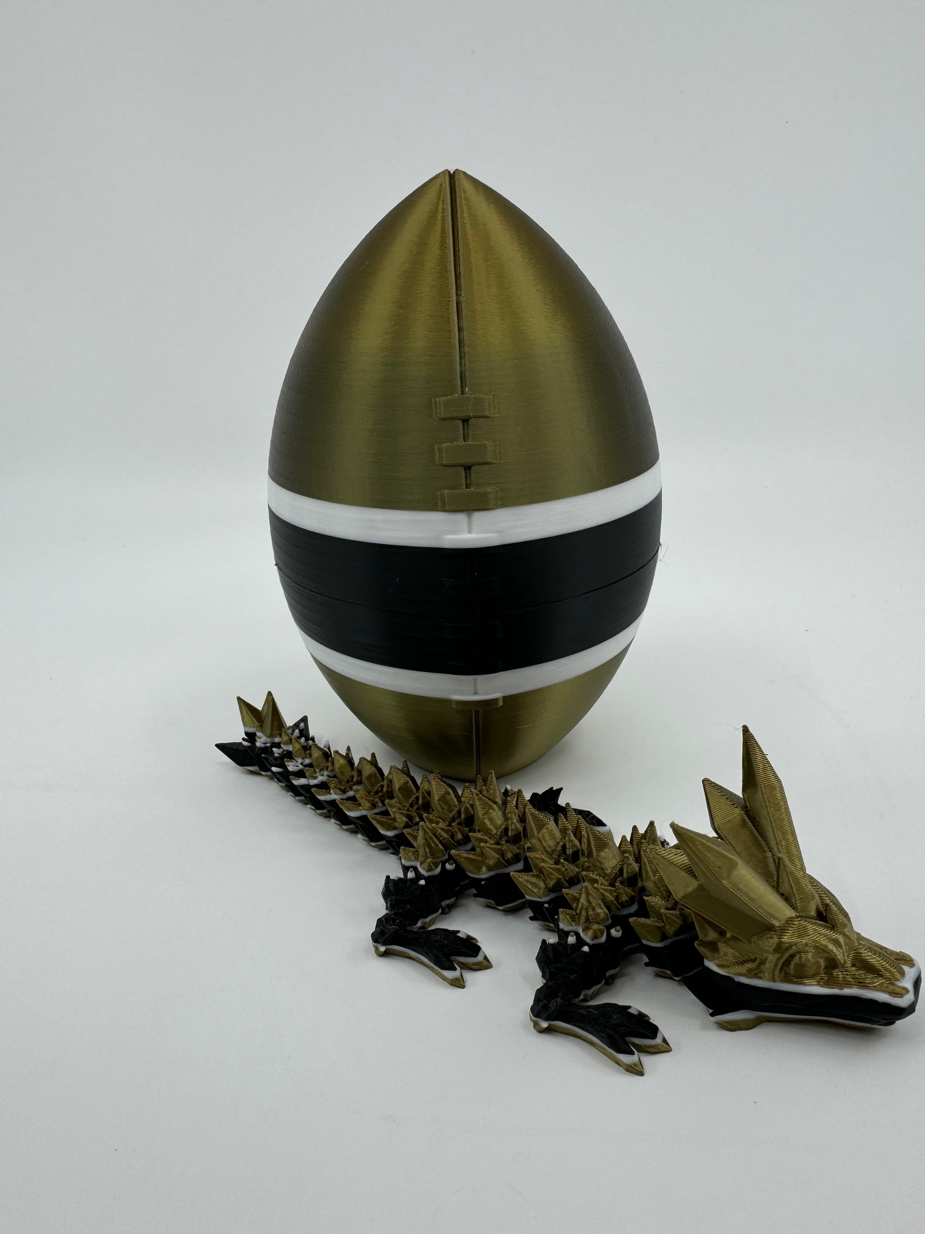 Football City-Inspired 3D Printed Dragon & Football Egg