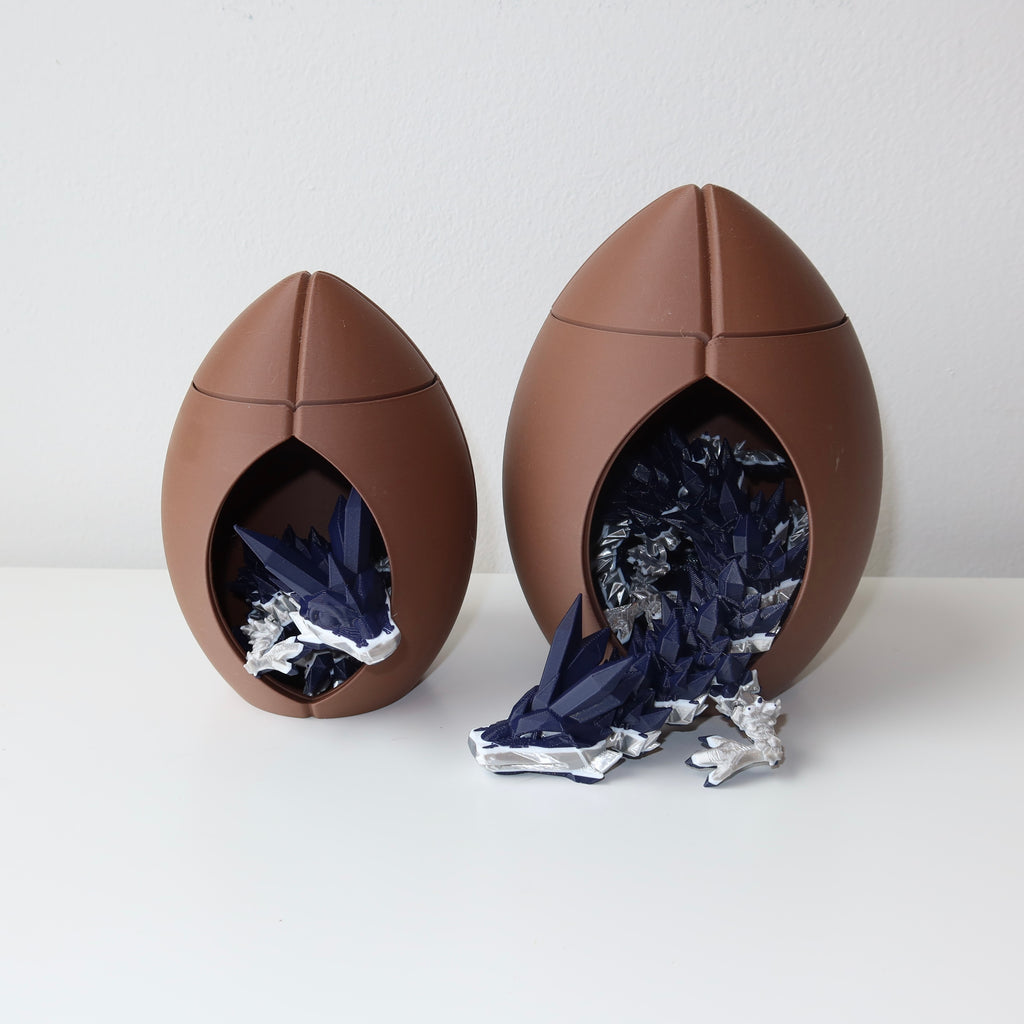 Spinning 3D Printed Football with Dragon Inside