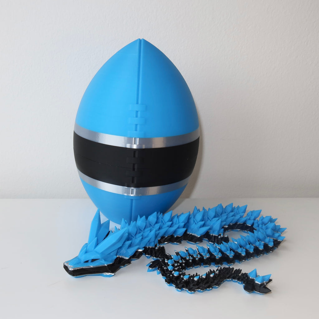 Football City-Inspired 3D Printed Dragon & Football Egg