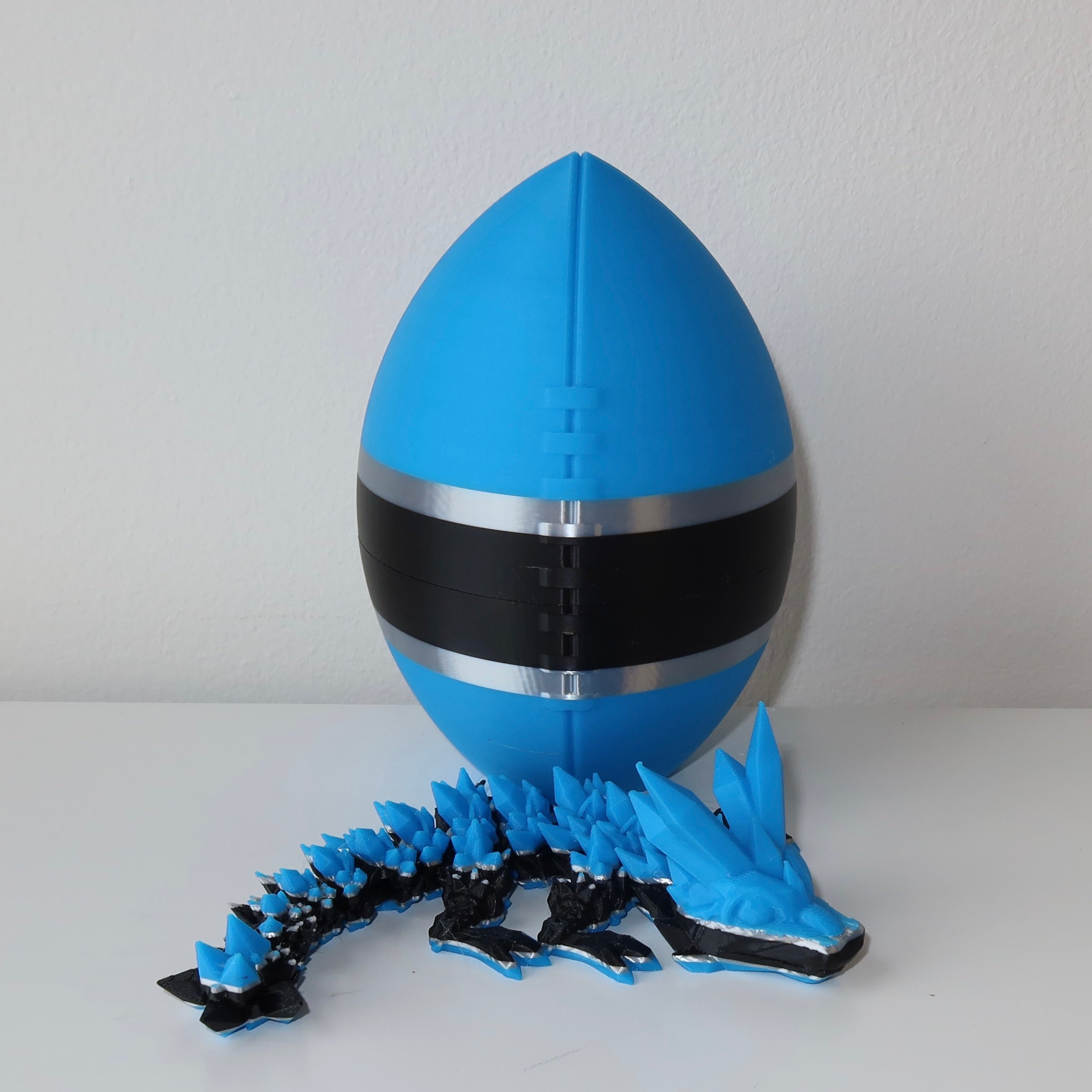 Football City-Inspired 3D Printed Dragon & Football Egg