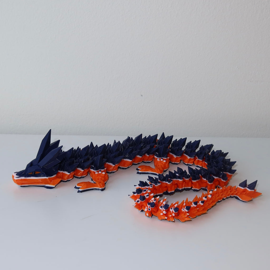 Football City-Inspired 3D Printed Dragon