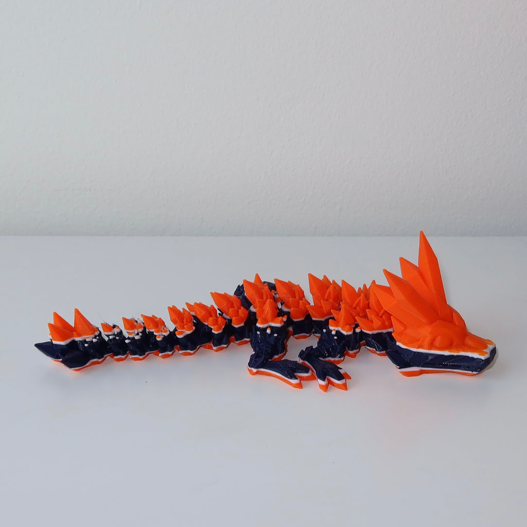 Football City-Inspired 3D Printed Dragon