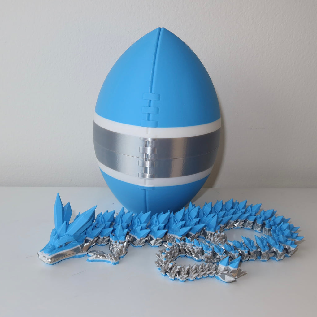 Football City-Inspired 3D Printed Dragon & Football Egg