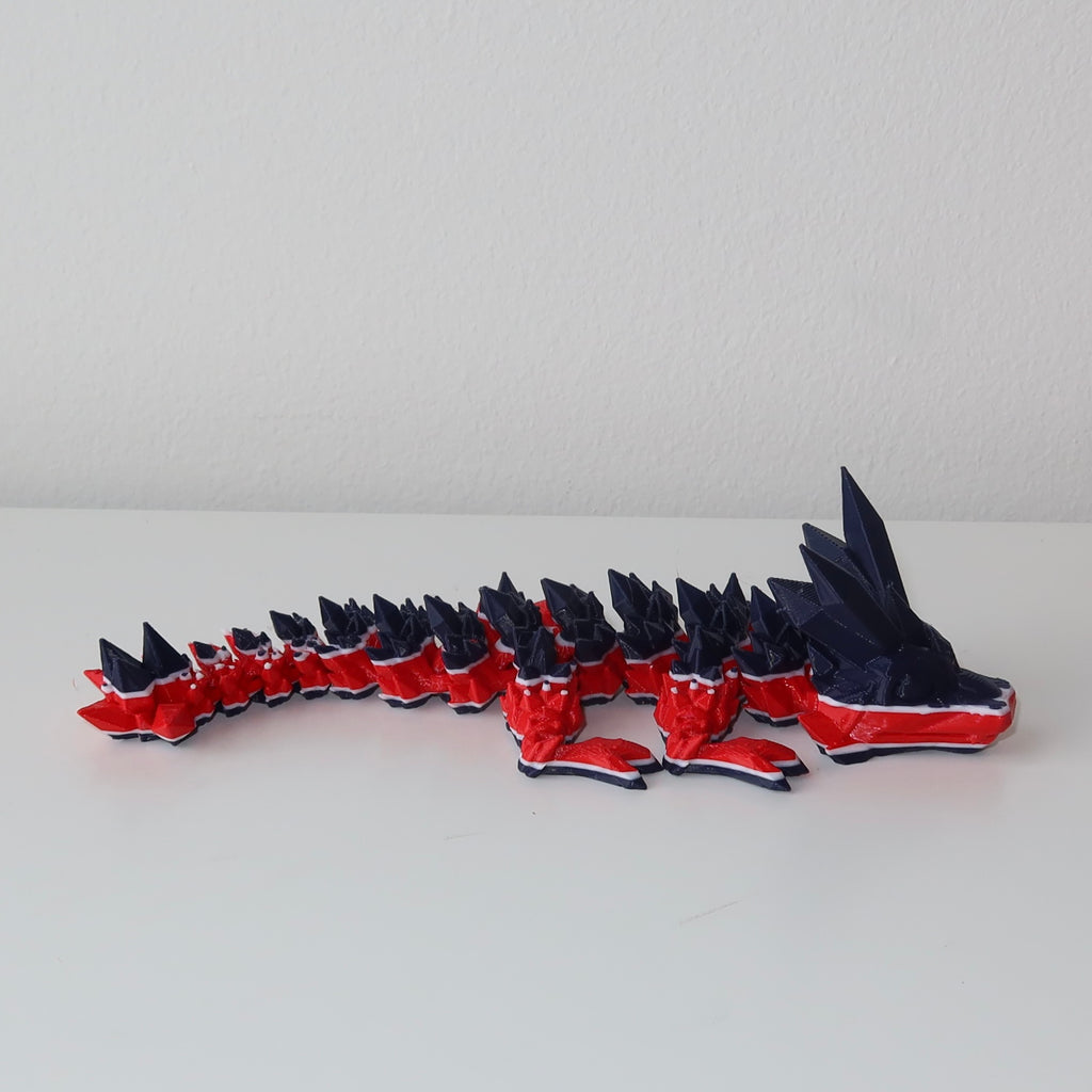 Football City-Inspired 3D Printed Dragon
