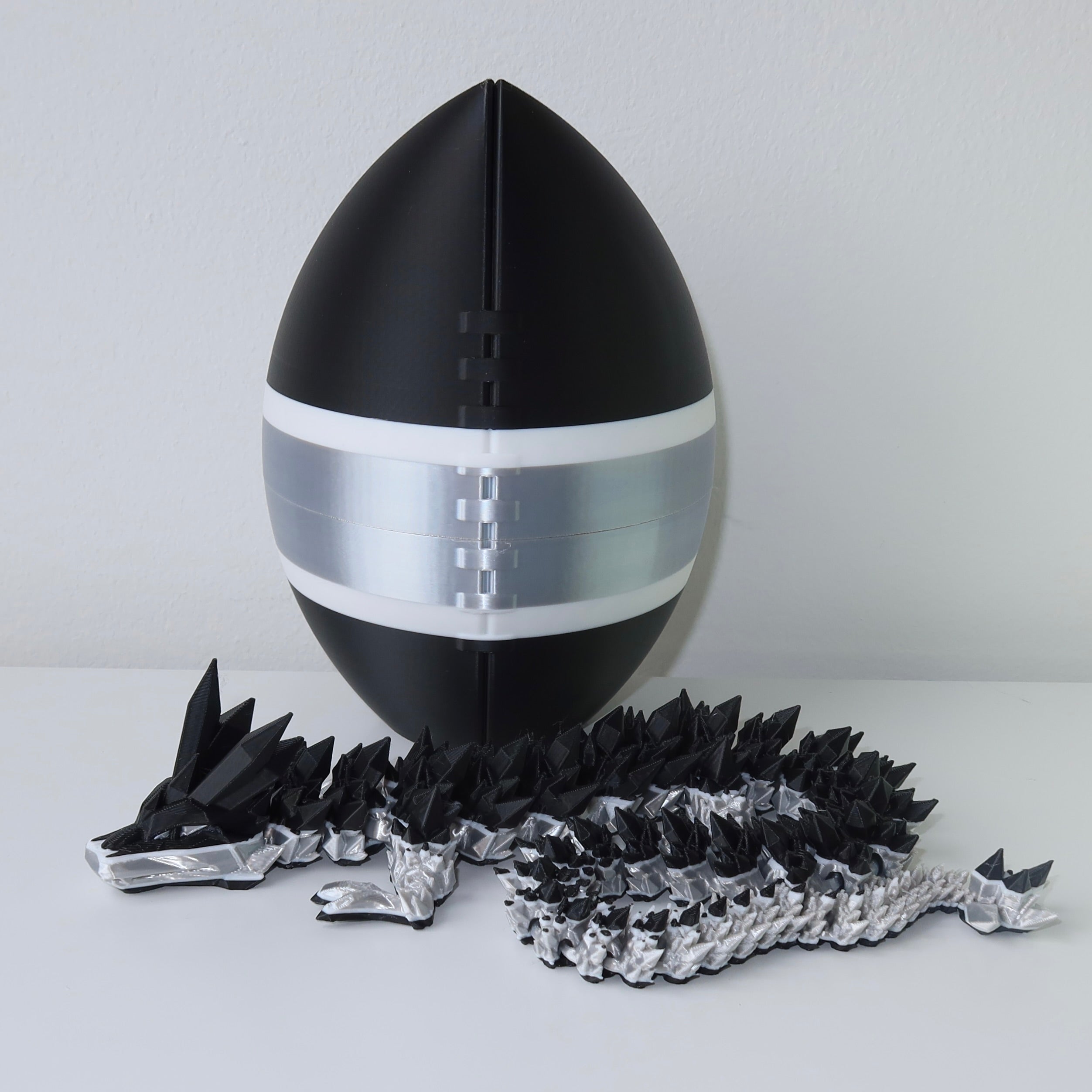 Football City-Inspired 3D Printed Dragon & Football Egg