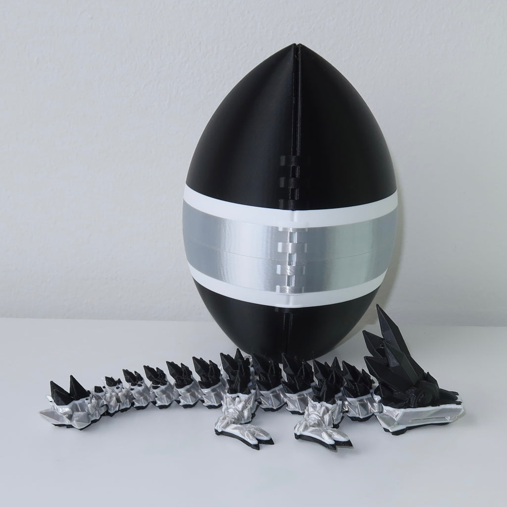 Football City-Inspired 3D Printed Dragon & Football Egg