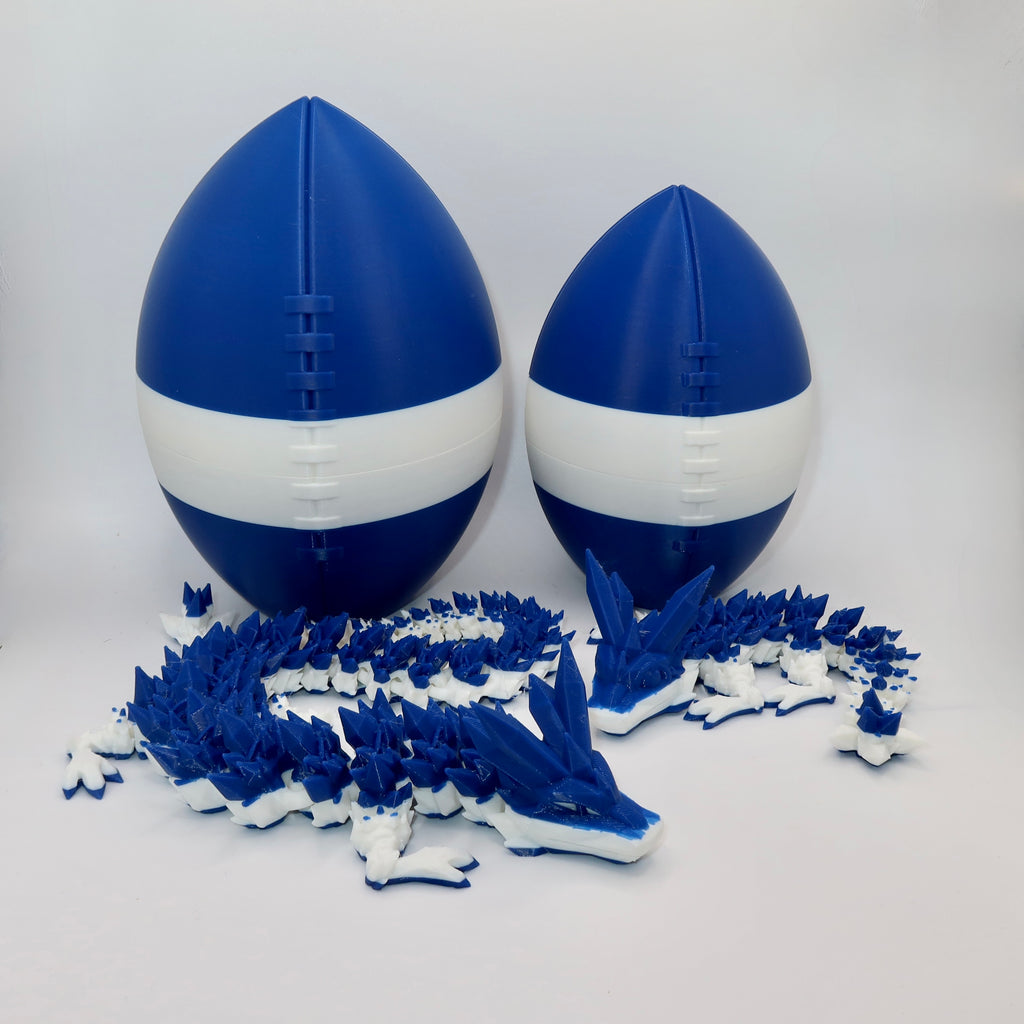 Football City-Inspired 3D Printed Dragon & Football Egg