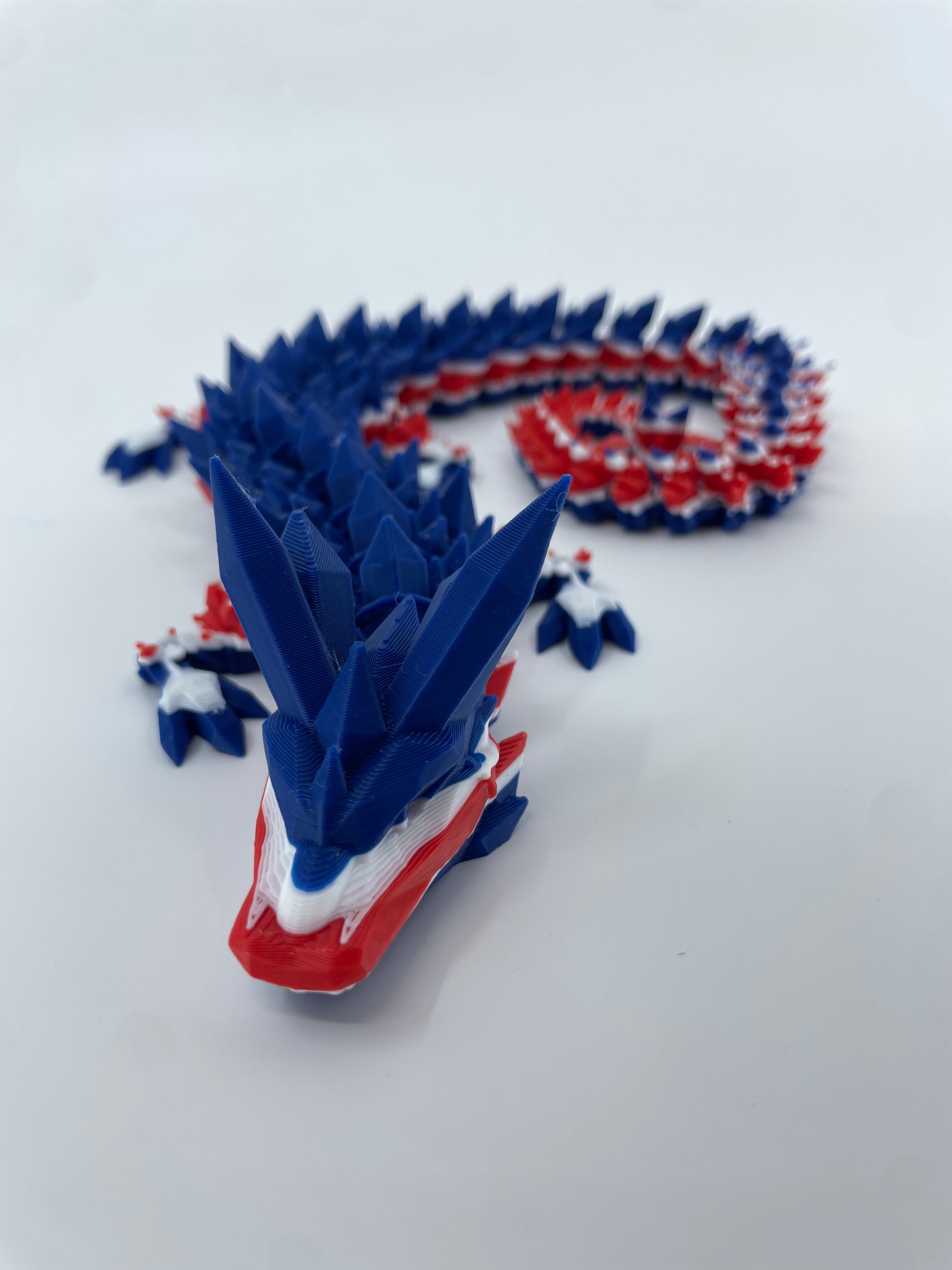 Football City-Inspired 3D Printed Dragon