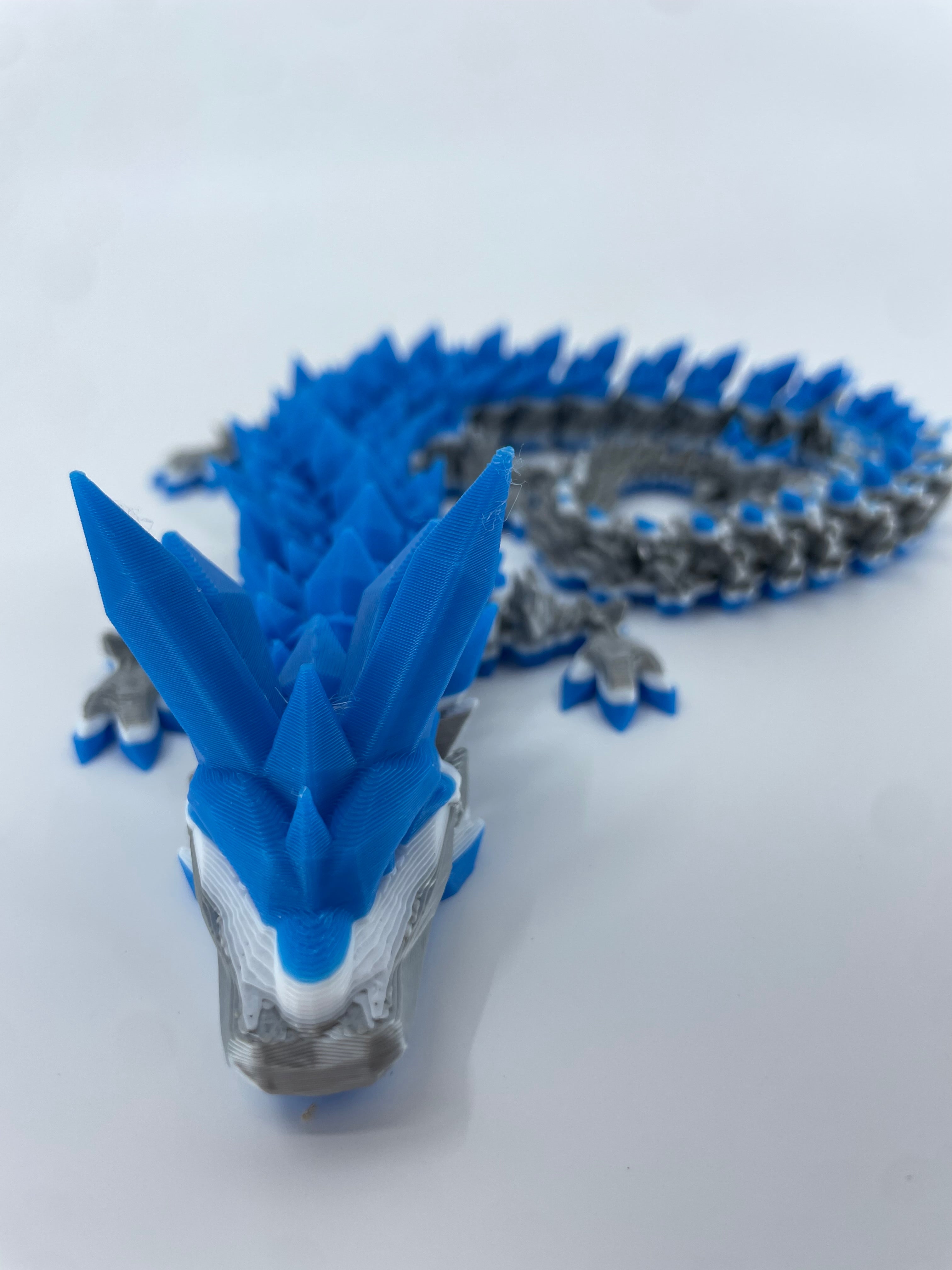 Football City-Inspired 3D Printed Dragon
