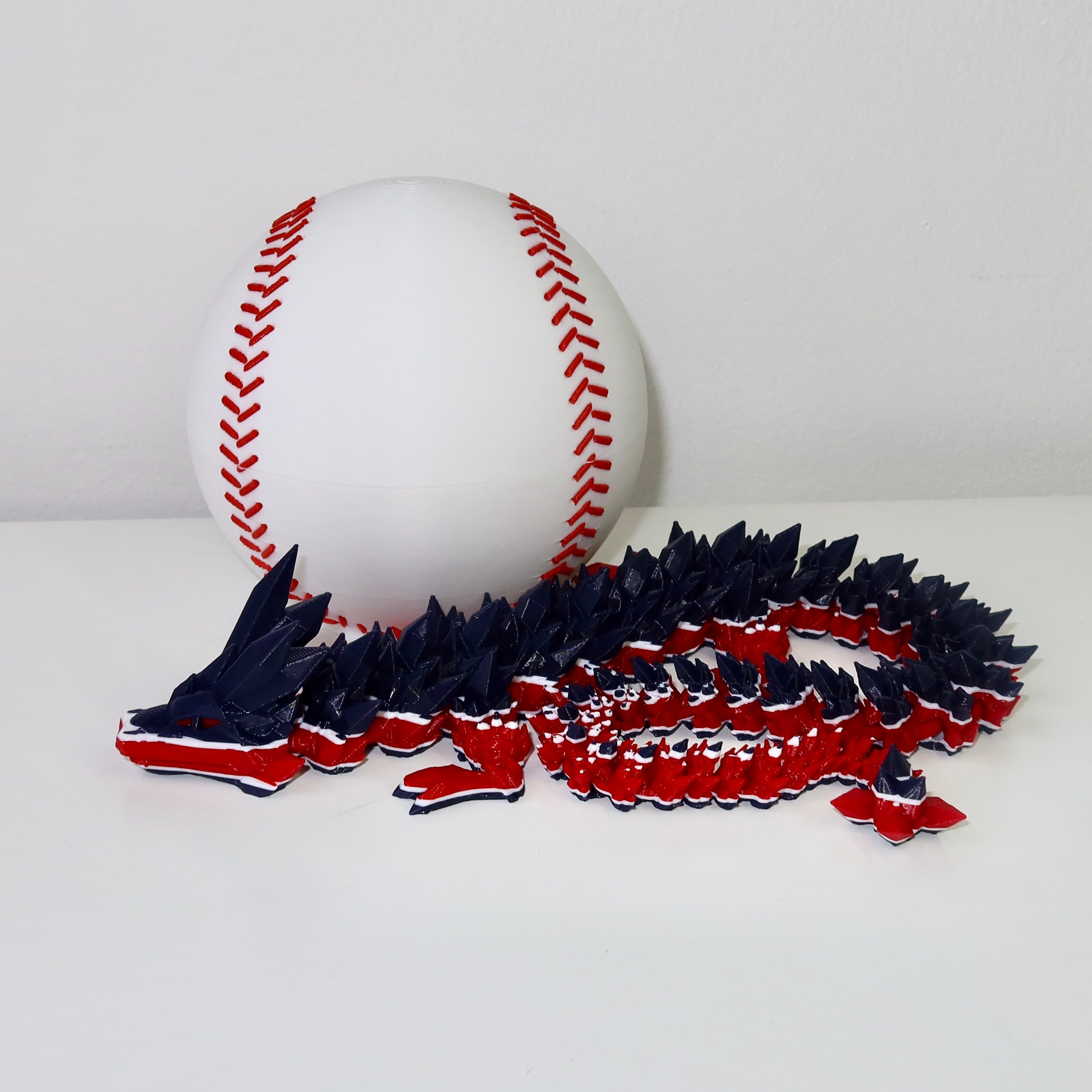 Baseball City-Inspired 3D Printed Dragon & Football Egg