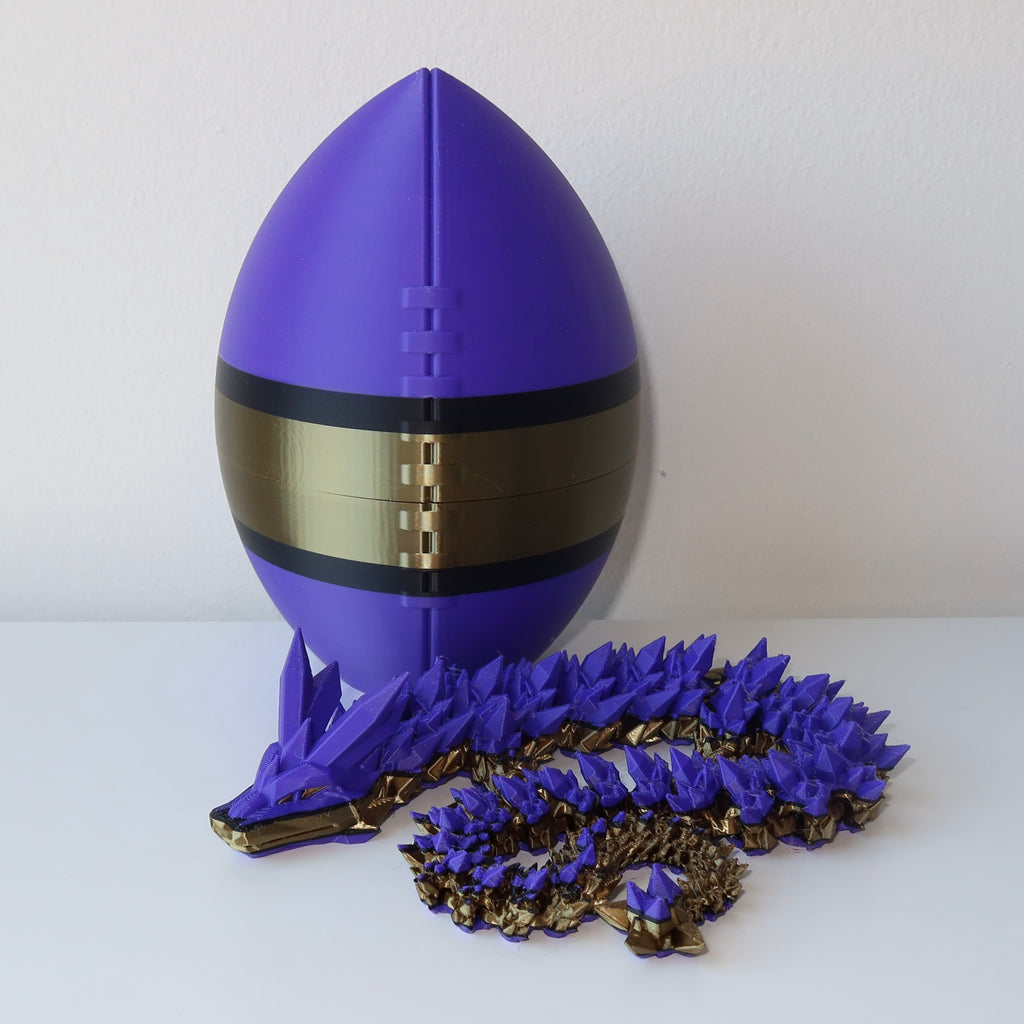 Football City-Inspired 3D Printed Dragon & Football Egg