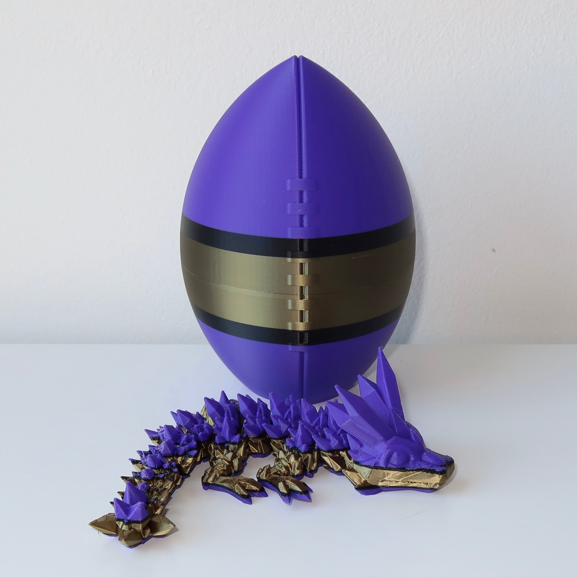 Football City-Inspired 3D Printed Dragon & Football Egg